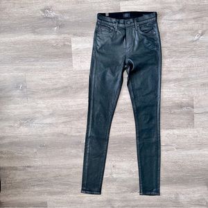 Sz 24 Citizens Of Humanity Rocket High Rise Skinny Waxed Jeans